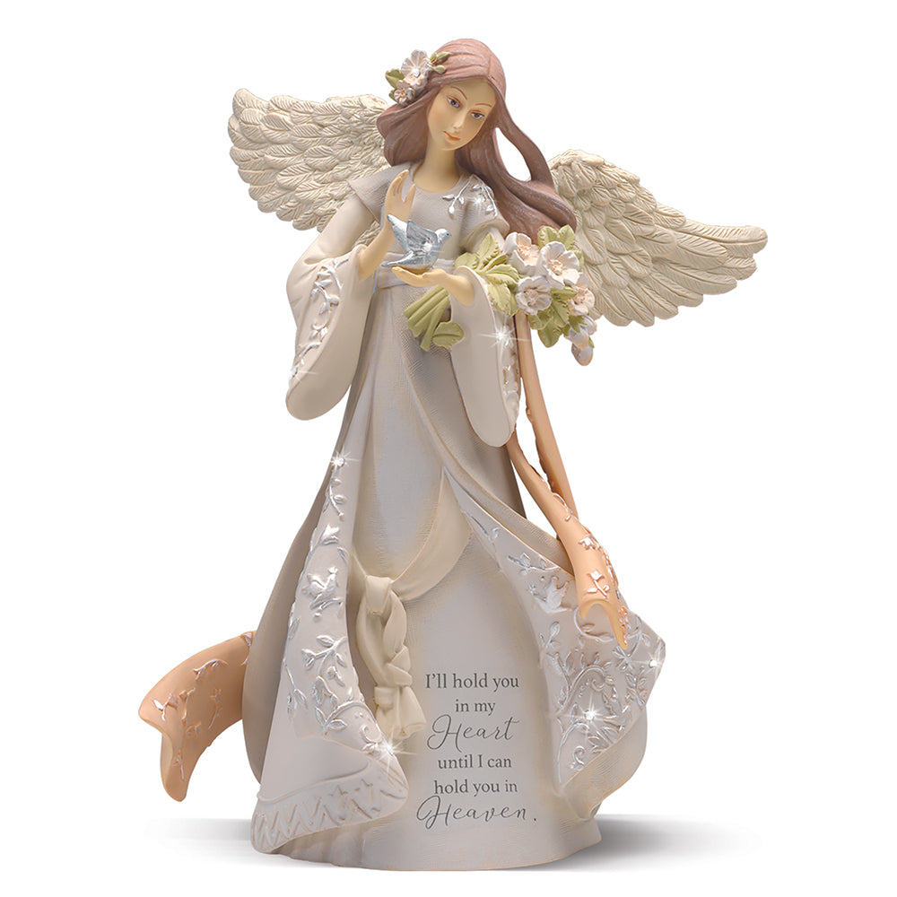 Hamilton I'll Hold You In My Heart Remembrance Angel Figurine - Karen Hahn - RCE Global Solutions