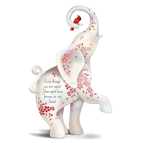 The Hamilton Collection Blake Jensen Forever In My Heart Elephant Figurine