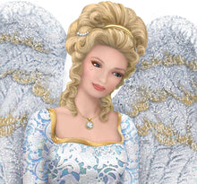 Load image into Gallery viewer, The Hamilton Collection Thomas Kinkade Remembrance Angel Figurine with Swarovski Crystal and Sentiment - RCE Global Solutions
