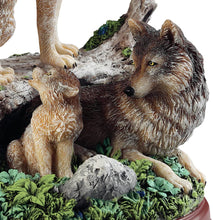 Load image into Gallery viewer, The Bradford Exchange Spring Serenade Wolf Pack Handcrafted Wolf Family Sculpture - RCE Global Solutions
