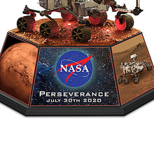 Load image into Gallery viewer, The Bradford Exchange Perseverance 2020 Mars Rover Illuminated Sculpture Featuring Adjustable Accessories Including Extendable Robotic Arm &amp; Fully-Rotating Replica Camera Mount - RCE Global Solutions
