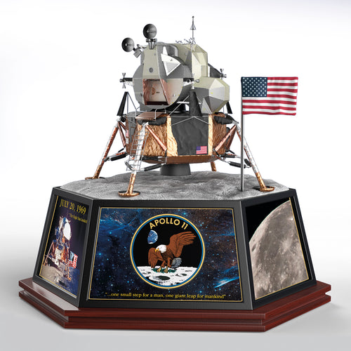 The Bradford Exchange Apollo 11 Lunar Lander Module Masterpiece Tribute Sculpture 7.5-inches - RCE Global Solutions