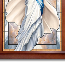 Load image into Gallery viewer, The Bradford Exchange Glowing Grace Religious Self-Illuminating Stained-Glass Wall Decor 18-inches - RCE Global Solutions
