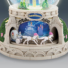 Load image into Gallery viewer, The Bradford Exchange Disney Cinderella Rotating Glitter Globe with Lights &amp; Music 7-inches - RCE Global Solutions
