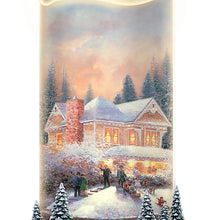 Load image into Gallery viewer, Thomas Kinkade Flurries of Light Candles with Snowflake Projectors - Joy #1 - RCE Global Solutions
