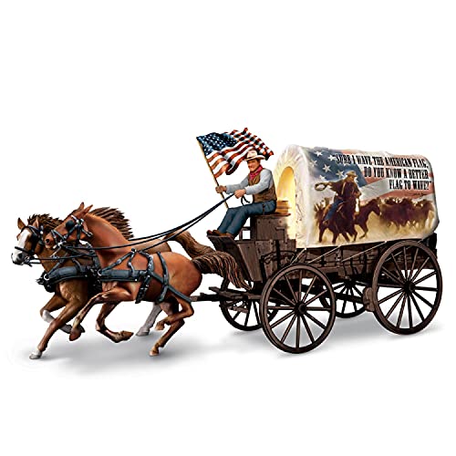 John Wayne Wagon Masterpiece Sculpture 