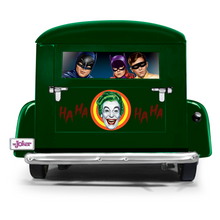 Load image into Gallery viewer, The Hamilton Collection The Jokers Last Laugh Batman Classic TV Series Joker Hearse Sculpture with Batman Batgirl and Robin Inside 1:18 Scale 10&quot;-Inches - RCE Global Solutions
