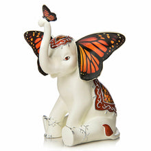 Load image into Gallery viewer, The Hamilton Collection Magical Monarch Butterfly and Elephant Figurine - RCE Global Solutions
