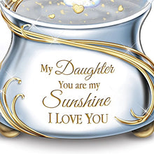 Load image into Gallery viewer, The Bradford Exchange My Daughter, You are My Sunshine Musical Glitter Globe 6 Inches - RCE Global Solutions
