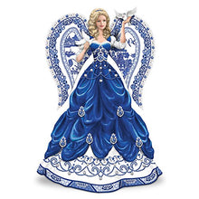 Load image into Gallery viewer, The Hamilton Collection Sparkling Blue Willow China Pattern Angel Lady Figurine with Swarovski Crystals - RCE Global Solutions
