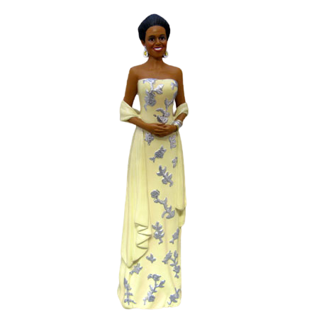 The Hamilton Collection Michelle Obama Diplomatic Style First Lady Figurine 7.5-inches - RCE Global Solutions