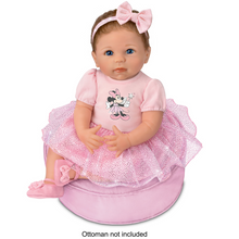 Load image into Gallery viewer, The Ashton - Drake Galleries Sparkle, Shimmer, And Shine! Baby Girl Doll Poseable Weighted Cloth Body and Hand Rooted Hair RealTouch® Vinyl Skin by Master Doll Artist, Linda Murray 18-inches - RCE Global Solutions
