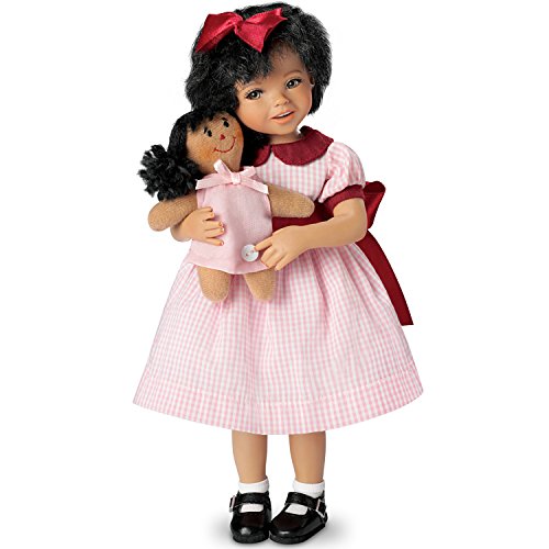 The Ashton-Drake Galleries Mayra Garza Lifelike Poseable Child Doll with Free Dolly: Aisha and Her Dolly - RCE Global Solutions
