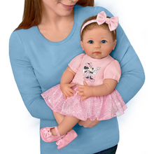 Load image into Gallery viewer, The Ashton - Drake Galleries Sparkle, Shimmer, And Shine! Baby Girl Doll Poseable Weighted Cloth Body and Hand Rooted Hair RealTouch® Vinyl Skin by Master Doll Artist, Linda Murray 18-inches - RCE Global Solutions
