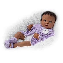 Load image into Gallery viewer, The Ashton - Drake Galleries Tiana Goes to Grandma&#39;s Lifelike So Truly Real® African American Black Baby Girl Doll with Soft RealTouch® Vinyl Skin by  Master Doll Artist Linda Murray 18&quot;-Inches - RCE Global Solutions
