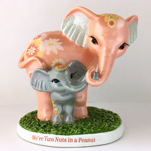 Load image into Gallery viewer, The Hamilton Collection Together We&#39;re Two Nuts Unforgettable Love Mother and Child Elephant Figurine by Blake Jensen 3.25-inches - RCE Global Solutions
