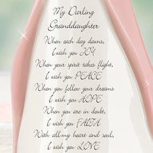 Load image into Gallery viewer, The Bradford Exchange Darling Granddaughter, I Wish You Collectible Angel Figurine Gift 7.75-inches - RCE Global Solutions
