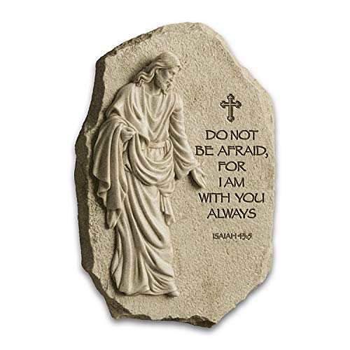The Bradford Exchange I Am with You Always Inspirational Sculpted Jesus Plaque - RCE Global Solutions