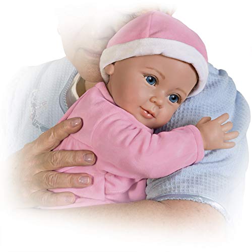 The Ashton - Drake Galleries Kayla Cuddling Comfort Therapy Baby Girl Doll Designed Specifically for Those Living with Alzheimer's Disease and Dementia with Soft RealTouch® Vinyl Skin 18