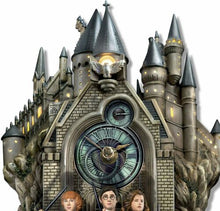 Load image into Gallery viewer, The Bradford Exchange Harry Potter Fully Sculpted Wall Clock With Harry Ron and Hermione Lights Music Motion Featuring Moving Hogwarts Express Train 13.5&quot;-Inches - RCE Global Solutions
