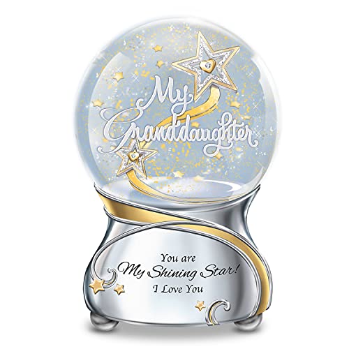 The Bradford Exchange My Granddaughter, You are My Shining Star Illuminated Musical Glitter Globe - RCE Global Solutions