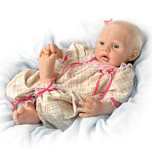 Load image into Gallery viewer, The Ashton - Drake Galleries Lily Rose TrueTouch® Authentic Silicone Baby Girl Doll With 7-Piece Layette Set Weighted Fully Poseable with Hand-Rooted Hair &amp; Inset Eyes by Michelle Fagan 21&quot;-Inches - RCE Global Solutions
