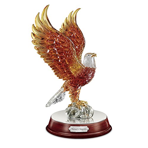 The Bradford Exchange Illuminated Light Up Eagle Sculpture with Mirrored Base - RCE Global Solutions