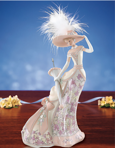 Thomas Kinkade Garden Of Elegance Catherine's Daydream Victorian Figurine - RCE Global Solutions