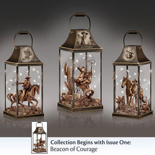 Load image into Gallery viewer, Bradford Exchange John Wayne Hollywood Luminary Lantern - Beacon of Courage #1 - RCE Global Solutions

