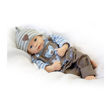 Load image into Gallery viewer, The Ashton - Drake Galleries Anton Baby Boy Doll In A Custom German Lederhosen Outfit with Pacifier Handcrafted So Truly Real® &amp; RealTouch® Vinyl Skin Baby Doll by Linda Murray 18-inches - RCE Global Solutions
