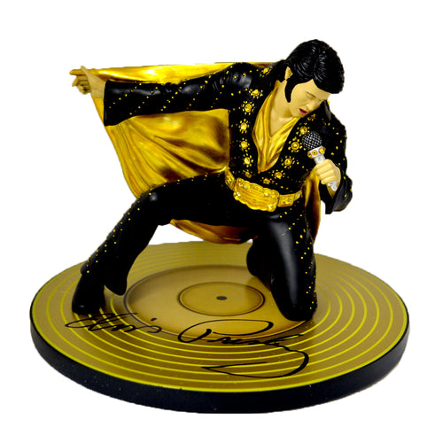 The Hamilton Collection Reflections of Elvis Presley™ Sculpture Collection King of Rock 'n' Roll with Swarovski Crystals 9.5-inches - RCE Global Solutions
