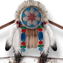 Load image into Gallery viewer, The Bradford Exchange Cynthie Fisher Wolf Art Dreamcatcher Wall Plaque Lights Up and Glows in The Dark - RCE Global Solutions
