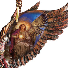 Load image into Gallery viewer, The Bradford Exchange Howard David Johnson Art On Uriel Protector of Truth Cold Cast Bronze Sculpture - RCE Global Solutions
