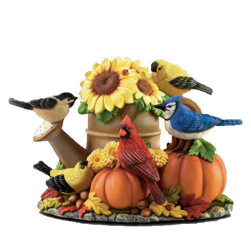 Autumn's Aria Figurine Decoration Bird Nature s Songbook Bradford Exchange