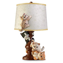 Load image into Gallery viewer, The Bradford Exchange Cat-Tastrophe Fully Sculpted Table Lamp - RCE Global Solutions
