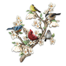 Load image into Gallery viewer, The Bradford Exchange Songbirds Light Up Sculptural Wall Decor with Remote Control - RCE Global Solutions
