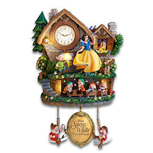 Load image into Gallery viewer, The Bradford Exchange Disney Snow White and The Seven Dwarfs Clock Lights Up with Music and Motion - RCE Global Solutions
