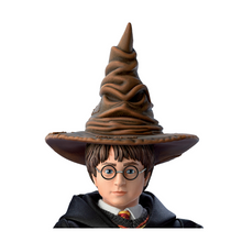 Load image into Gallery viewer, The Ashton - Drake Galleries Harry Potter Ultimate Year One Portrait Figure Officially Licensed in Hogwarts Uniform with 5 Sculpted Accessories Including  Harry&#39;s Wand Hedwig Broom Sorting Hat and Stack of Text Books 10.5&quot;-Inches - RCE Global Solutions
