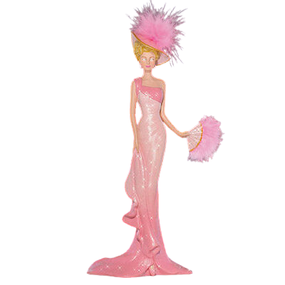 The Bradford Exchange Pink Petal Perfection Sparkling Hope From Head to Toe Lady Figurine Breast Cancer Awareness by Laine Gordon 7-inches - RCE Global Solutions