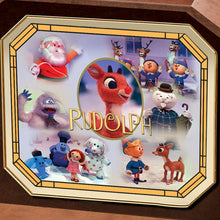 Load image into Gallery viewer, The Bradford Exchange Rudolph The Red-Nosed Reindeer Music Box with Art and 3D North Pole Scene Inside - RCE Global Solutions
