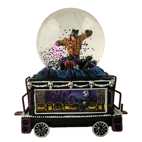 The Bradford Exchange Tim Burton Nightmare Before Christmas TRAIN GLITTER GLOBE WASN'T IT TERRIFYING Issue #12 - RCE Global Solutions