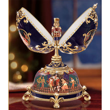 Load image into Gallery viewer, The Bradford Exchange Russian Nutcracker Heirloom Porcelain Musical Egg 5.5&quot; - RCE Global Solutions
