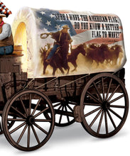 Load image into Gallery viewer, John Wayne Wagon Masterpiece Sculpture &quot;The Heart of America&quot; Home Decor - RCE Global Solutions
