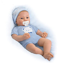 Load image into Gallery viewer, So Truly Real Little Buddy Vinyl Baby Doll Weighted to Feel Like A Newborn with Magnetic Pacifier - RCE Global Solutions
