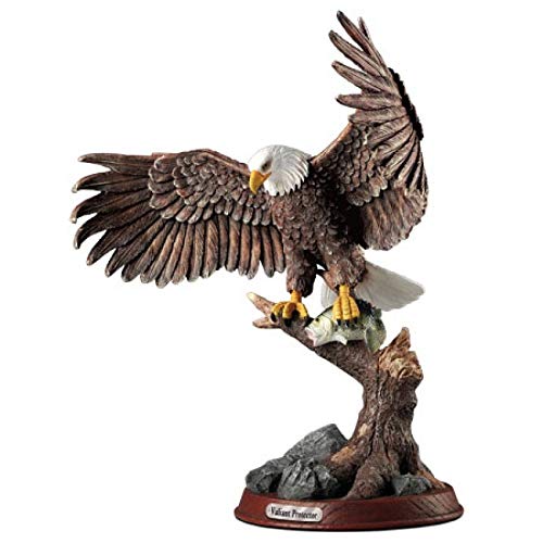 Bradford Exchange Valiant Protector Eagle Sculpture Noble Guardians - RCE Global Solutions