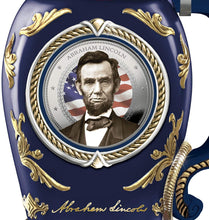 Load image into Gallery viewer, The Bradford Exchange President Abraham Lincoln Heirloom Porcelain Stein - RCE Global Solutions
