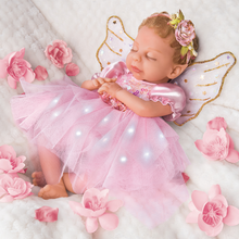 Load image into Gallery viewer, The Ashton - Drake Galleries Dream Blossom Silicone Fairy Baby Doll with Illuminated Outfit Poseable &amp; Handcrafted TrueTouch® Authentic Silicone Skin Baby Girl Doll by Ina Volprich 13.5&quot;-Inches - RCE Global Solutions
