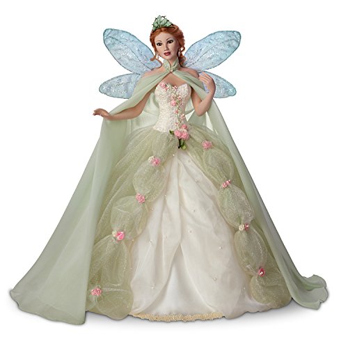 The Ashton-Drake Galleries Titania Queen of The Fairies Porcelain Fantasy Doll with Poseable Head and Arms 22