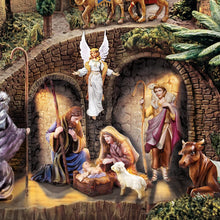 Load image into Gallery viewer, Hawthorne Village Nativity Sculpture Lights up and plays a classic recording - RCE Global Solutions
