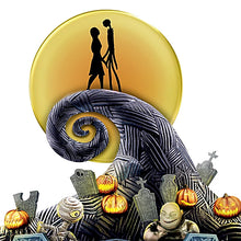 Load image into Gallery viewer, The Bradford Exchange Tim Burton&#39;s The Nightmare Before Christmas Rotating Musical Carousel Sculpture: Lights Up - RCE Global Solutions
